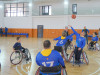 Sală de antrenament pentru baschetbaliștii în scaun rulant de la Corona Brașov. Ei se vor pregăti la Baza Sportivă Carpați 
