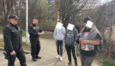 Tot razie, tot plin. Noi descinderi în zona Gării Braşov, aceleaşi probleme: drogaţi şi cerşetori