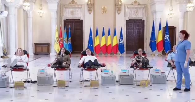 Sânge de la preşedinte