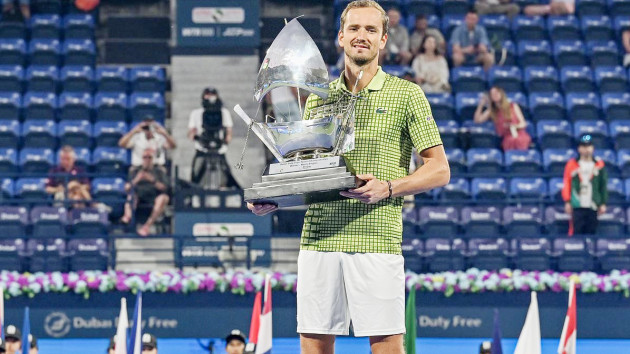 Daniil Medvedev a cucerit trofeul la Dubai (ATP)