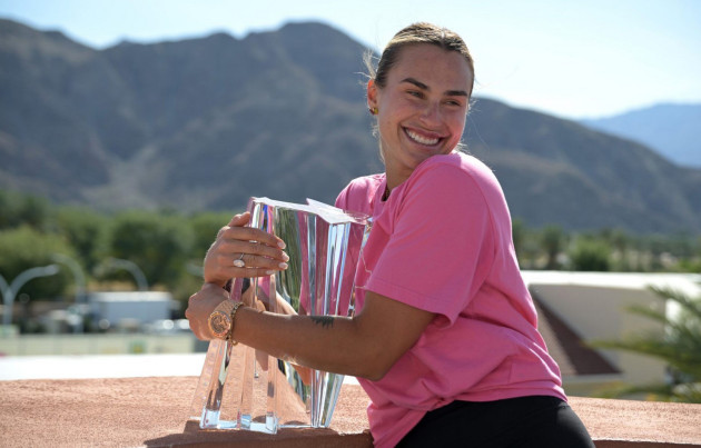 Arina Sabalenka s-a impus cu emoţii în finala turneului WTA 1.000 de la Indian Wells