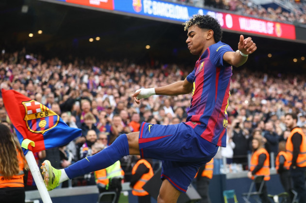 Lamine Yamal a reuşit primul său hat-trick pentru FC Barcelona în campionatul Spaniei