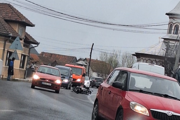 Motociclist rănit pe DN1