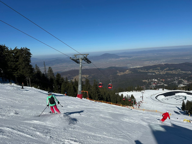 Se schiază pe toate pârtiile din Poiana Braşov