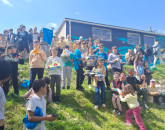 50 de bărcuţe fabricate manual, aliniate în „Regaţa Ghimbăşel”