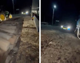 Transport suspect de lemne în Râşnov