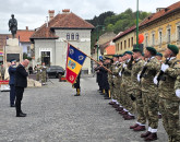 Ziua veteranilor de război, fără veterani printre noi. Comemorare la „Monumentul eroilor desrobitori de neam” dinn Piaţa Unirii, Braşov