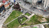 Nu 100 de metri, 25 de metri. Mitropolitul Ardealului a pus piatra de temelie pentru Catedrala „Înălţarea Domnului” din Braşov 