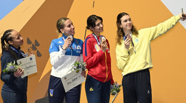 Echipa feminină de spadă a României, clasată pe locul şase la Europenele U23