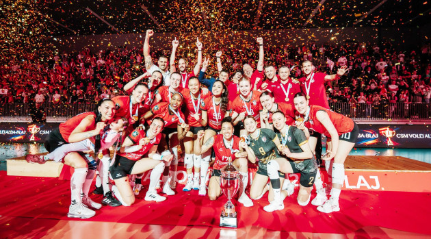 CSM Volei Alba-Blaj a câştigat dramatic Cupa României