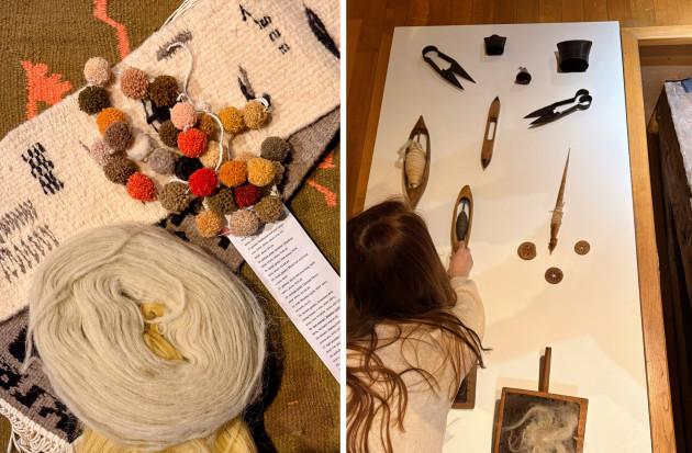 O stână reconstituită la Muzeul Civilizaţiei Urbane din Braşov pentru expoziţia lânii