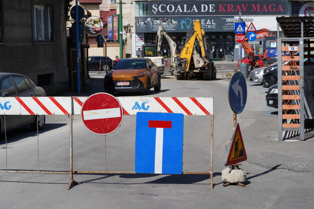 Şantiere pe 14 străzi din municipiul Braşov 