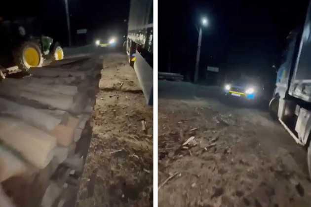 Transport suspect de lemne în Râşnov