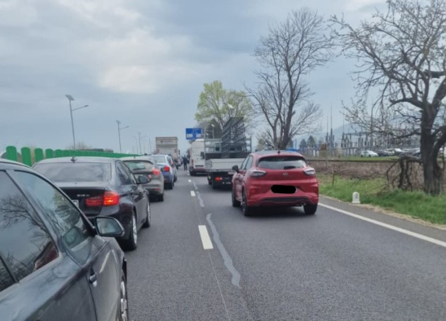 Intrarea în Braşov, blocată