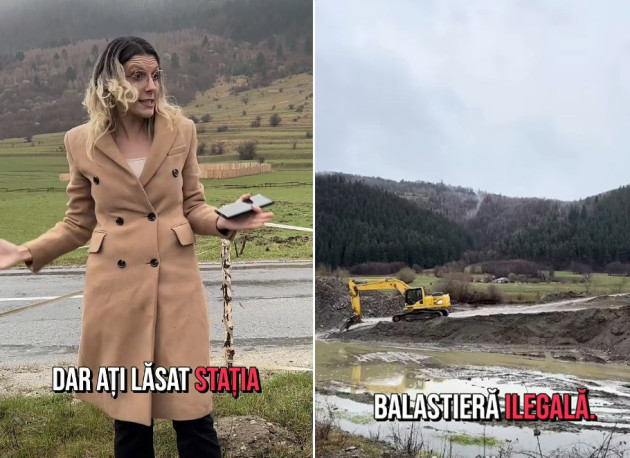 Ministrul Mediului a descins în judeţul Braşov. Schema Zărneşti: „Te avizezi pentru staţie de sortare, dar extragi ilegal balast”