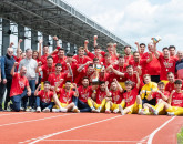Corona a primit trofeul Ligii 4 Brașov
