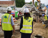 Restricții de trafic pe strada Plugarilor din Brașov. Compania Apa Brașov realizează lucrări printr-un proiect european
