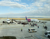 Două destinații pe care brașovenii se pare că nu le vor: Palma de Mallorca (Spania), Larnaca (Cipru. Zborurile de pe Aeroportul Brașov au fost anulate, prea puține bilete cumpărate