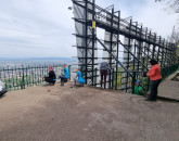 Ultimele zile la belvedere, pe Tâmpa. În scurt timp, Primăria va închide accesul la platforma de unde se poate admira panorama Brașovului  