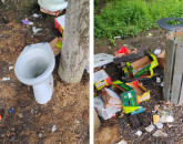Curat vineri, la fel de mizerabil luni: parcările de pe DN