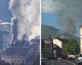 Nori de fum pe Castelului 