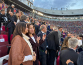 O braşoveancă în loja VIP la meciul Barcelona – Real