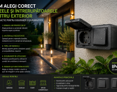 Cum alegi corect prizele si intrerupatoarele pentru exterior