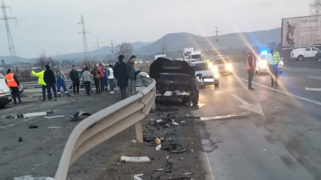 Accident la Rupea Gară