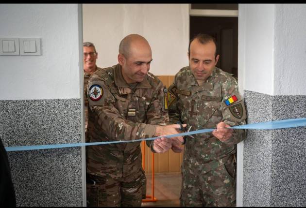 Slugărnicie la Cincu: Tăiere de panglică pentru spoiala a două încăperi