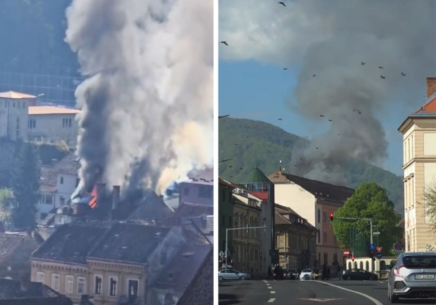 Nori de fum pe Castelului 