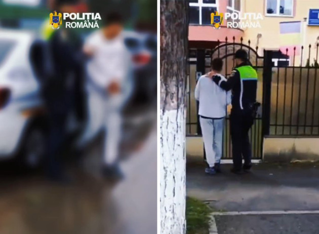 Râşnov: Bătuţi de vecin în scara blocului