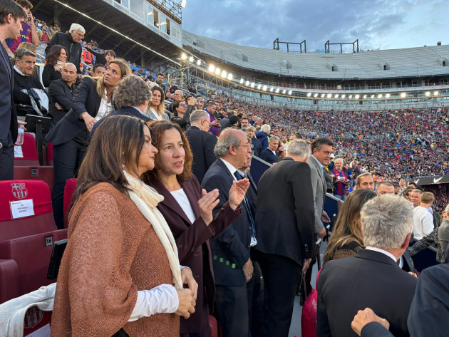 O braşoveancă în loja VIP la meciul Barcelona – Real