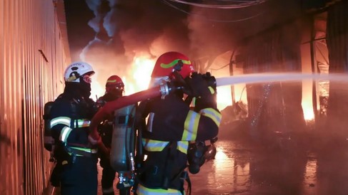 Incendiu în turnătorie