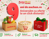 Auchan.ro sărbătorește 9 ani de cumpărături online: 10 milioane de produse livrate către clienți doar anul trecut
