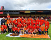 AC Internațional a primit trofeul de campioană în Liga 5 Brașov