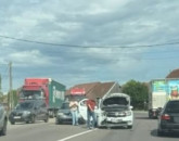DN1: Accident în sat