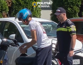 Biciclişti, trotineşti, cam 200 de lei amenda. O zi cu 30 de sancţiuni