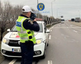 DN 1: Control „fulger”, 299 „în viteză”. 200.000 de lei din amenzi în câteva ore, 41 de șoferi lăsați fără permis
