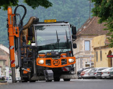 Canalizarea pluvială de pe alte 8 străzi din Braşov, curăţată de Compania Apa