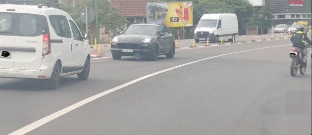 DN 1, intrarea în Brașov: Venea/pleca din București