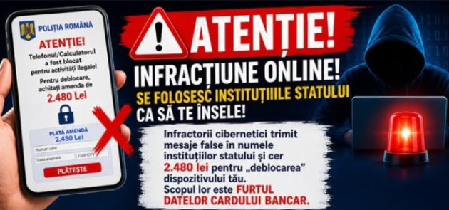 Noua metodă: Amenda care îţi blochează telefonul