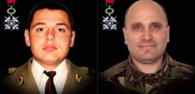 6 ani de la moartea lor pe front: Ofiţerii Dan Ciobotaru şi Paul Caracudă, comemoraţi de camarazii lor