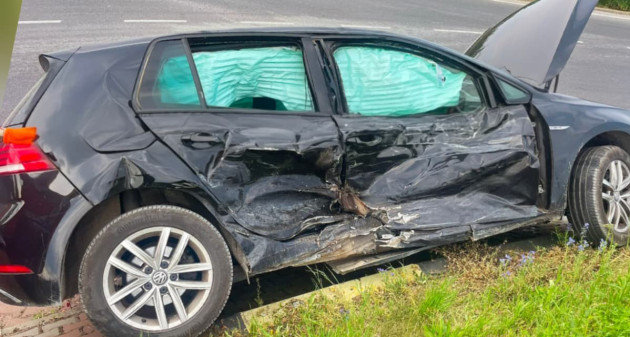 O „cascadorie” cu victimă pe centura Braşovului