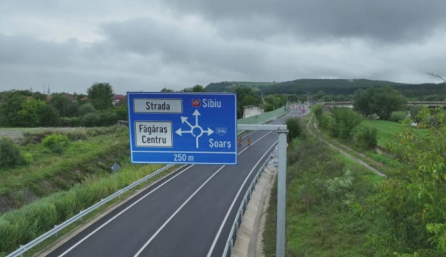 Primele reparații pe ocolitoarea Făgărașului, la un an de la inaugurare 