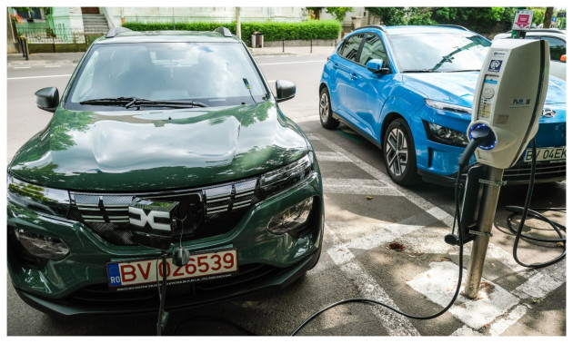 15 minute de graţie, apoi minim 1.000 de lei şi maşina ridicată: Cine confundă staţia de încărcare a vehiculelor electrice cu o parcare va fi amendat