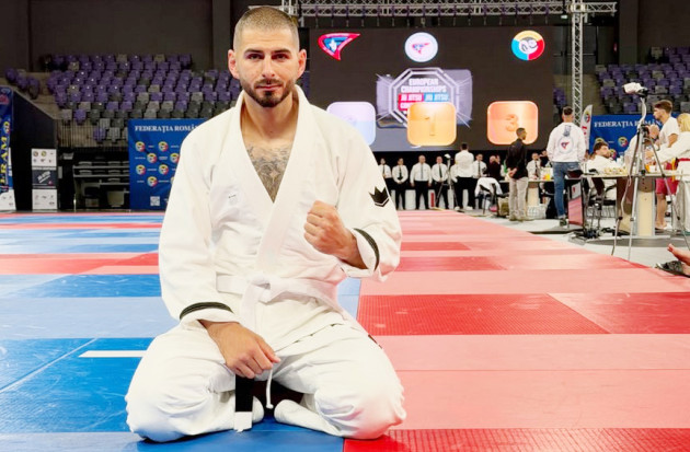 Dan Popa, campion european la Jiu-Jitsu

