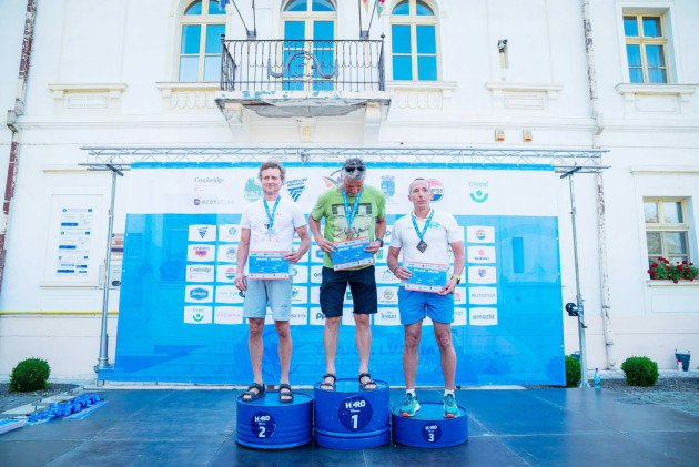 Făgărăşeanul Aurelian Curticăpean, pe podium la Transilvania Triathlon Festival
