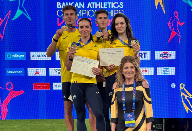 Aur şi argint pentru Ştefania Balint la Campionatele Balcanice de seniori