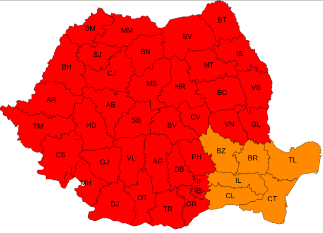 Braşovul, sub „cod roşu”. În pragul unui nou record termic, până miercuri, 1 iulie