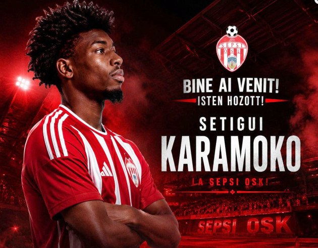 Setigui Karamoko, al şaselea nume nou în lotul lui Sepsi OSK